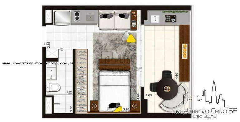 Imagem Apartamento com 1 Quarto à Venda, 32 m² em Pinheiros - São Paulo Imagem Apartamento com 1 Quarto à Venda, 32 m² em Pinheiros - São Paulo