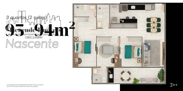 Imagem Apartamento com 3 Quartos à Venda, 94 m² em Tambaú - João Pessoa Imagem Apartamento com 3 Quartos à Venda, 94 m² em Tambaú - João Pessoa