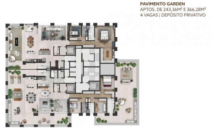 Imagem Apartamento com 3 Quartos à Venda, 366 m² em Itaim Bibi - São Paulo Imagem Apartamento com 3 Quartos à Venda, 366 m² em Itaim Bibi - São Paulo