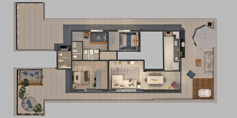 Imagem Cobertura com 3 Quartos à Venda, 237 m² em Copacabana - Rio De Janeiro