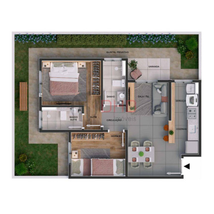 Imagem Apartamento com 2 Quartos à Venda, 43 m² em Vila Rica - Sorocaba