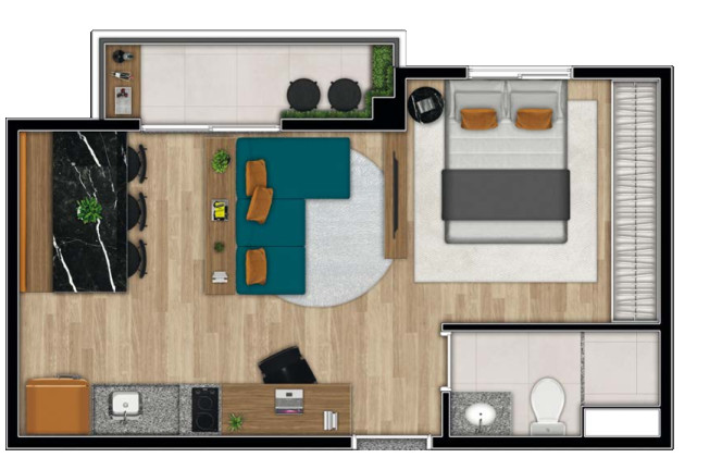 Imagem Apartamento com 1 Quarto à Venda, 31 m² em Pinheiros - São Paulo Imagem Apartamento com 1 Quarto à Venda, 31 m² em Pinheiros - São Paulo