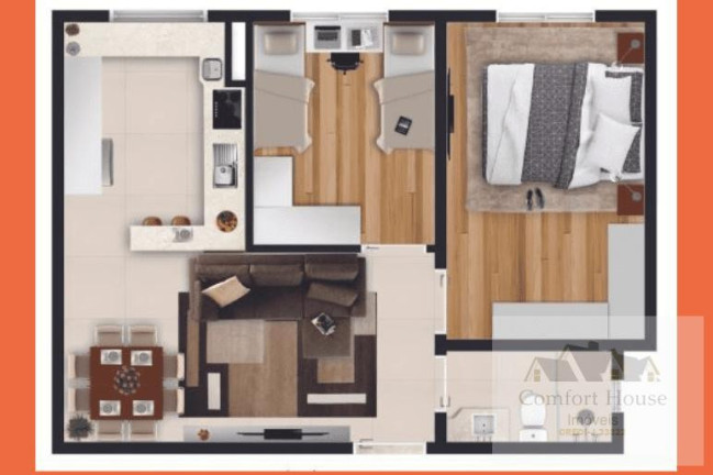Imagem Casa com 2 Quartos à Venda, 40 m² em Parque Das Nações - Santo André