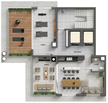 Imagem Imóvel com 1 Quarto à Venda, 44 m² em Petrópolis - Porto Alegre