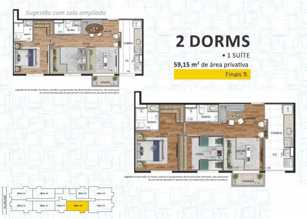 Imagem Apartamento com 2 Quartos à Venda, 59 m² em Alphaville - Barueri Imagem Apartamento com 2 Quartos à Venda, 59 m² em Alphaville - Barueri
