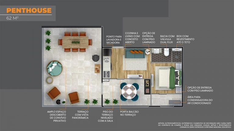 Imagem Cobertura com 1 Quarto à Venda, 31 m² em São Miguel - São Paulo