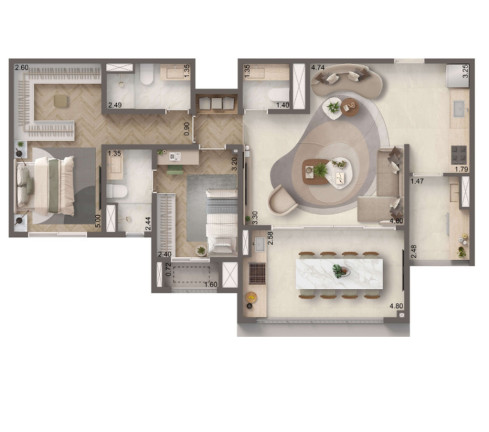 Imagem Imóvel com 3 Quartos à Venda, 111 m² em Brooklin Paulista - São Paulo Imagem Imóvel com 3 Quartos à Venda, 111 m² em Brooklin Paulista - São Paulo