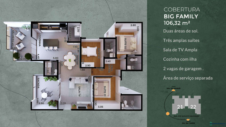 Imagem Imóvel com 2 Quartos à Venda, 61 m² em Prolongamento Vila Industrial - Franca Imagem Imóvel com 2 Quartos à Venda, 61 m² em Prolongamento Vila Industrial - Franca
