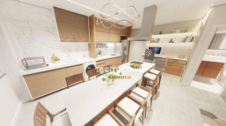 Imagem Apartamento com 2 Quartos à Venda, 49 m² em Jardim - Santo André