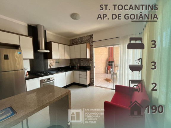 Casa com 3 Quartos à Venda, 190 m² em Setor Tocantins - Aparecida De Goiânia