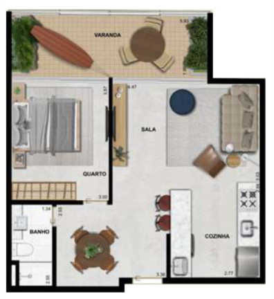Imagem Imóvel com 1 Quarto à Venda, 48 m² em Gávea - Rio De Janeiro