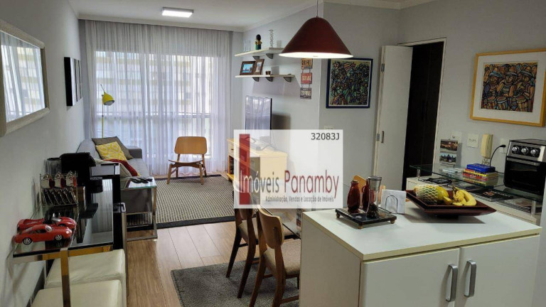 Imagem Apartamento com 1 Quarto para Alugar, 48 m² em Campo Belo - São Paulo