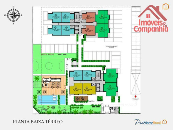 Apartamento com 2 Quartos à Venda, 37 m² em Aldeota - Fortaleza