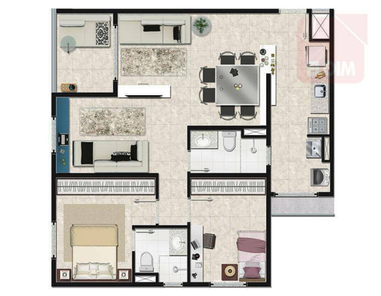 Imagem Apartamento com 2 Quartos para Alugar, 65 m² em Brás - São Paulo Imagem Apartamento com 2 Quartos para Alugar, 65 m² em Brás - São Paulo
