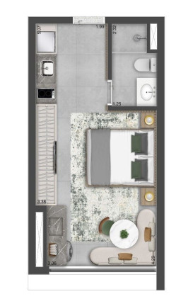 Imagem Apartamento com 1 Quarto à Venda, 36 m² em Vila Clementino - São Paulo Imagem Apartamento com 1 Quarto à Venda, 36 m² em Vila Clementino - São Paulo