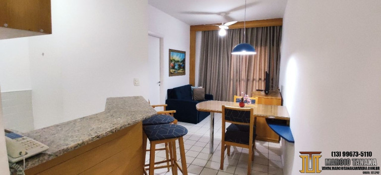 Imagem Flat com 1 Quarto para Alugar ou Temporada, 38 m² em Riviera - Bertioga