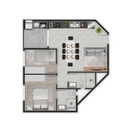 Imagem Cobertura com 3 Quartos à Venda, 101 m² em Bom Retiro - Curitiba
