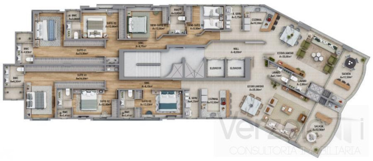 Imagem Apartamento com 4 Quartos à Venda, 168 m² em Centro - Itajaí