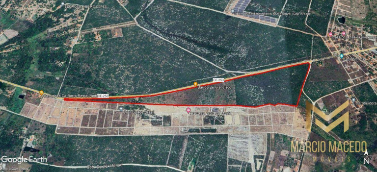 Terreno à Venda, 333.415 m² em Jacarecoara - Cascavel