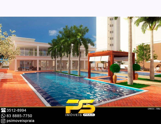 Imagem Apartamento com 3 Quartos à Venda, 79 m² em Jardim Cidade Universitária - João Pessoa