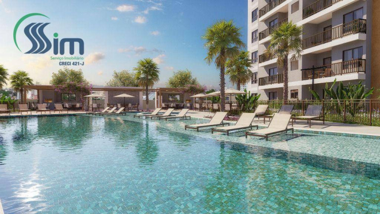 Apartamento com 2 Quartos à Venda, 53 m² em Presidente Kennedy - Fortaleza
