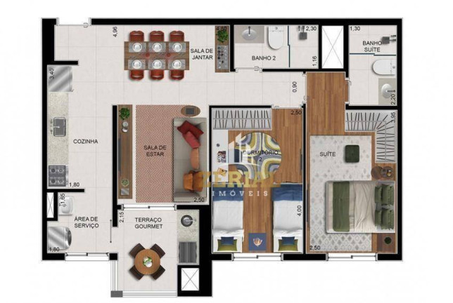 Imagem Apartamento com 2 Quartos à Venda, 67 m² em Olímpico - São Caetano Do Sul