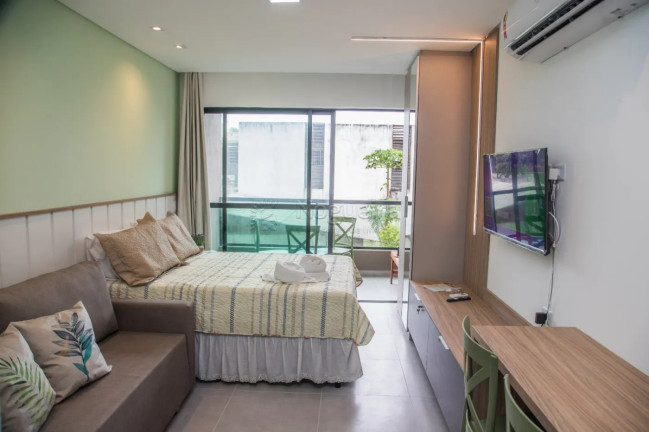 Flat com 1 Quarto à Venda, 27 m² em Centro - Ipojuca