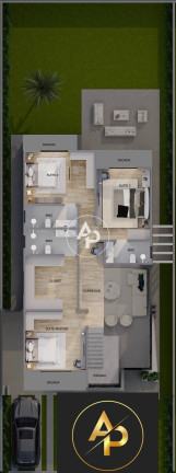Imagem Casa de Condomínio com 4 Quartos à Venda, 262 m² em Jardim Carvalho - Ponta Grossa