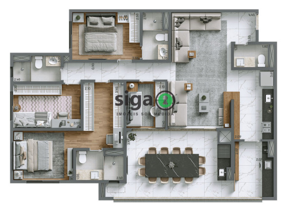 Imagem Apartamento com 3 Quartos à Venda, 125 m² em Alto Do Ipiranga - São Paulo Imagem Apartamento com 3 Quartos à Venda, 125 m² em Alto Do Ipiranga - São Paulo