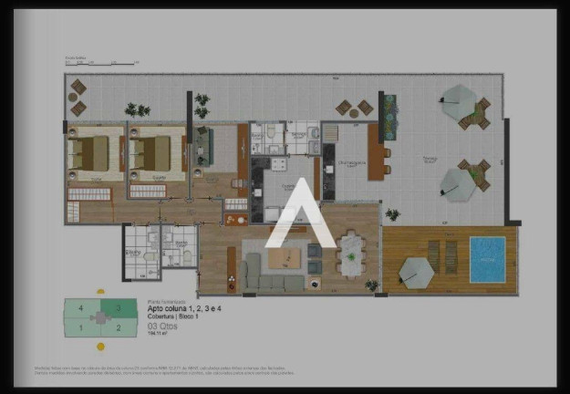 Imagem Cobertura com 3 Quartos à Venda, 194 m² em Alto - Teresópolis Imagem Cobertura com 3 Quartos à Venda, 194 m² em Alto - Teresópolis