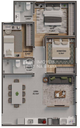 Imagem Apartamento com 2 Quartos à Venda, 64 m² em Vila Operária - Itajaí Imagem Apartamento com 2 Quartos à Venda, 64 m² em Vila Operária - Itajaí