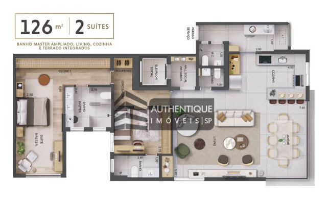 Imagem Apartamento com 3 Quartos à Venda, 96 m² em Jardim Guedala - São Paulo