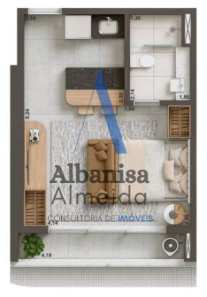 Imagem Apartamento com 1 Quarto à Venda, 28 m² em Aldeota - Fortaleza Imagem Apartamento com 1 Quarto à Venda, 28 m² em Aldeota - Fortaleza