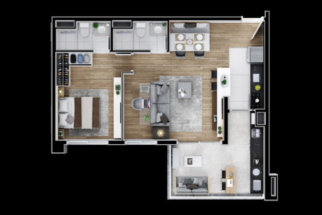 Imagem Imóvel com 2 Quartos à Venda, 64 m² em Paraíso - São Paulo