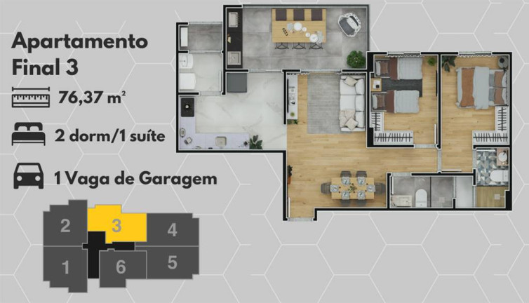 Imagem Apartamento com 2 Quartos à Venda, 76 m² em Mirim - Praia Grande Imagem Apartamento com 2 Quartos à Venda, 76 m² em Mirim - Praia Grande
