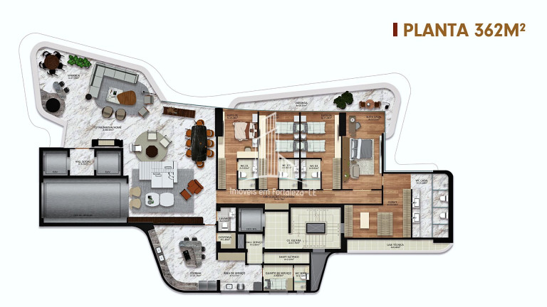 Imagem Apartamento com 4 Quartos à Venda, 368 m² em Meireles - Fortaleza Imagem Apartamento com 4 Quartos à Venda, 368 m² em Meireles - Fortaleza