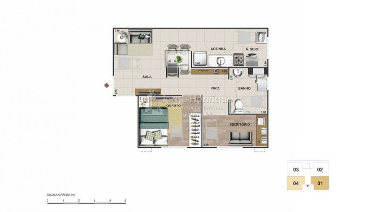 Imagem Apartamento com 2 Quartos à Venda, 45 m² em Campo Grande - Rio De Janeiro Imagem Apartamento com 2 Quartos à Venda, 45 m² em Campo Grande - Rio De Janeiro