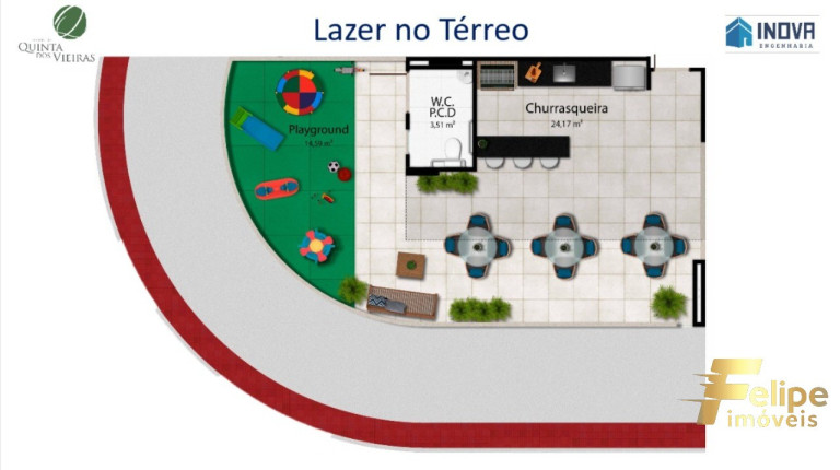 Imagem Imóvel com 3 Quartos à Venda, 76 m² em Jardim Camburi - Vitória Imagem Imóvel com 3 Quartos à Venda, 76 m² em Jardim Camburi - Vitória
