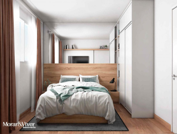 Imagem Apartamento com 2 Quartos à Venda, 51 m² em Santa Cândida - Curitiba