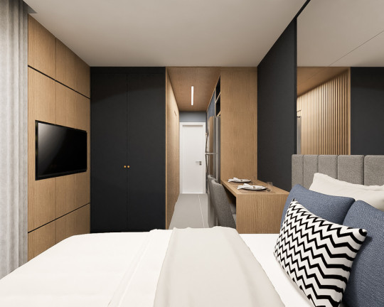 Imagem Imóvel com 1 Quarto à Venda, 29 m² em Mercês - Curitiba