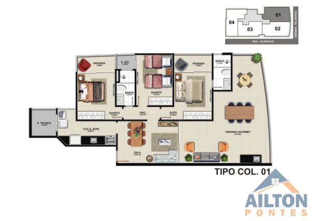 Imagem Apartamento com 3 Quartos à Venda, 103 m² em Praia Do Morro - Guarapari Imagem Apartamento com 3 Quartos à Venda, 103 m² em Praia Do Morro - Guarapari
