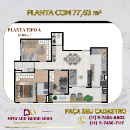 Imagem Apartamento com 2 Quartos à Venda, 66 m² em Lago Do Taboão - Bragança Paulista Imagem Apartamento com 2 Quartos à Venda, 66 m² em Lago Do Taboão - Bragança Paulista