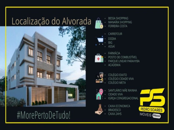 Imagem Apartamento com 2 Quartos à Venda, 54 m² em Aeroclube - João Pessoa