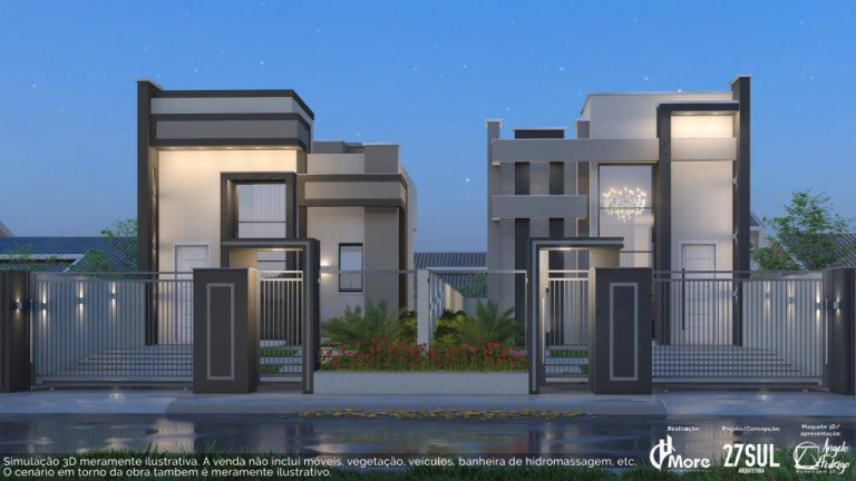Imagem Casa com 3 Quartos à Venda, 91 m² em Residencial Bosque Da Mata - Tijucas