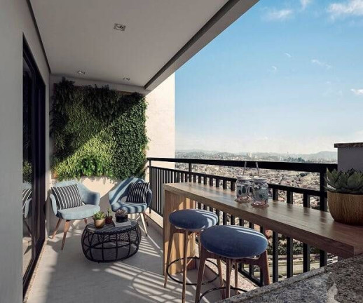 Imagem Apartamento com 2 Quartos à Venda, 55 m² em São Pedro - Osasco