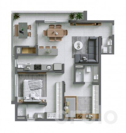 Imagem Imóvel com 2 Quartos à Venda, 70 m² em Boa Vista - Porto Alegre Imagem Imóvel com 2 Quartos à Venda, 70 m² em Boa Vista - Porto Alegre