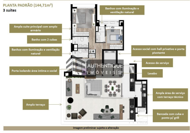 Imagem Apartamento com 3 Quartos à Venda, 146 m² em Vila Madalena - São Paulo Imagem Apartamento com 3 Quartos à Venda, 146 m² em Vila Madalena - São Paulo