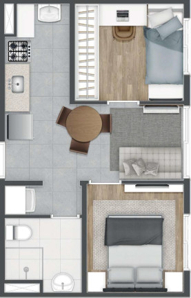 Imagem Apartamento com 1 Quarto à Venda, 24 m² em Cursino - São Paulo Imagem Apartamento com 1 Quarto à Venda, 24 m² em Cursino - São Paulo