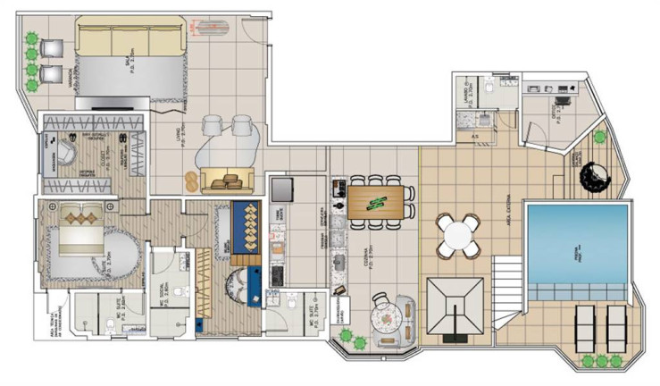 Imagem Apartamento com 2 Quartos à Venda, 232 m² em Tupi - Praia Grande