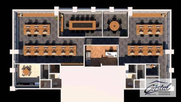 Imagem Sala Comercial para Alugar, 220 m² em Itaim Bibi - São Paulo Imagem Sala Comercial para Alugar, 220 m² em Itaim Bibi - São Paulo